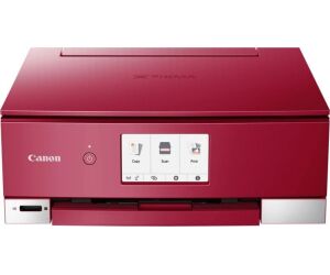 Multifuncin inyeccin canon pixma ts8352a color wifi duplex rojo