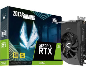 Vga Zotac Rtx 3050 6gb Solo Gddr6,nv,rtx3050,gddr6,6gb,96bit,hdmi+3dp,1 Ventilador (zt-a30510g-10l)