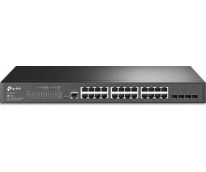 Switch 24 puertos 10 - 100 - 1000 + 4 sfp l2 tp - link