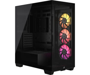 Caja Semitorre Atx Icue Link 3500x Rgb Tg Black Corsair