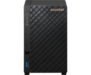 Servidor nas asustor tower 2 bay quad - core 1.7ghz 1gb 2.5gbe x1 usb3.2