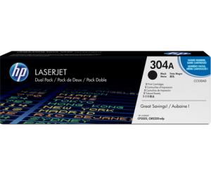 Pack 2 toner hp cc530ad negro n 304 cm2320fxi cm2320ncm2320nfcp2025