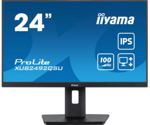 iiyama ProLite XUB2492QSU-B1 pantalla para PC 60,5 cm (23.8") 2560 x 1440 Pixeles Wide Quad HD LED Negro