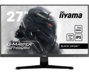 iiyama G-MASTER G2745QSU-B1 pantalla para PC 68,6 cm (27") 2560 x 1440 Pixeles Dual WQHD LED Negro