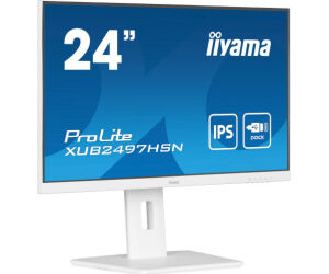 iiyama ProLite XUB2497HSN-W1 pantalla para PC 60,5 cm (23.8") 1920 x 1080 Pixeles Full HD LED Blanco