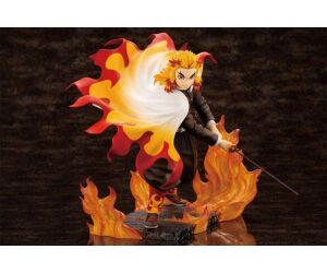 Figura kotobukiya demon slayer kimetsu no yaiba kyojuro rengoku bonus edition