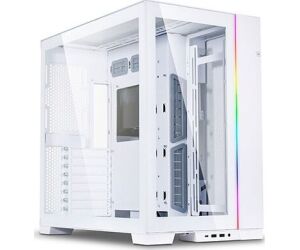 Caja ordenador gaming lian li atx o11 dynamic evo argb cristal templado blanco