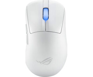 ASUS ROG Keris II Ace Wireless AimPoint White ratón mano derecha RF Wireless + Bluetooth + USB Type-A Óptico 42000 DPI