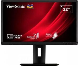 Monitor Viewsonic 21.5" Fhd 5ms Vga Hdmi Ddp Usb Speakers Ergonomico