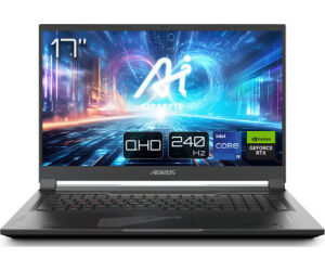 AORUS 17X AZF-D5ES665SH ordenador portatil Portátil 43,9 cm (17.3") Quad HD Intel® Core™ i9 i9-13980HX 32 GB DDR5-SDRAM 2 TB SSD NVIDIA GeForce RTX 4070 Wi-Fi 6E (802.11ax) Windows 11 Home Negro