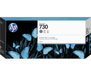 Hp 730 Tinta Gris 300ml (p2v73a)