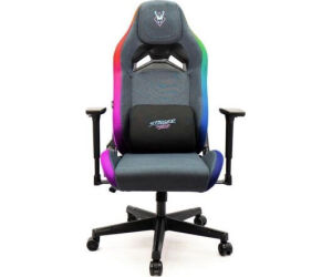 Silla Gaming Woxter Stinger Station Elite/ Luces LED/ Azul y Rosa