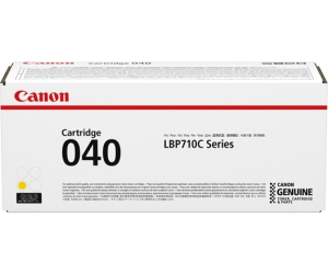 Toner canon cartridge 040 amarillo