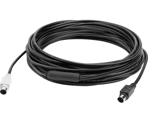 Cable de transferencia de datos logitech 10mt 1x1 mini - din (ps - 2) macho -  negro