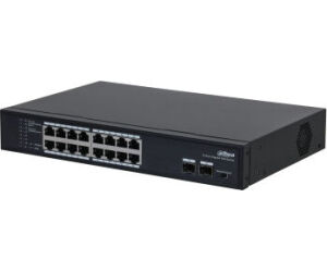 (dh-pfs3218-16gt-135) Dahua Switch L2 Poe 16 Puertos + 2 Gigabit Sfp