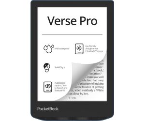 Libro electronico ebook pocketbook verse pro ereader 6pulgadas 16 gb azul - azure