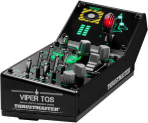 Thrustmaster VIPER Panel Negro USB Joystick/Palanca de control lateral + cuadrante de aceleración PC