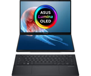 ASUS Zenbook Duo OLED UX8406MA-QL396W - Ordenador Portátil 14" WUXGA (Intel Core Ultra 9 185H, 32GB RAM, 1TB SSD, Arc Graphics, Windows 11 Home) Gris Tintero - Teclado QWERTY español