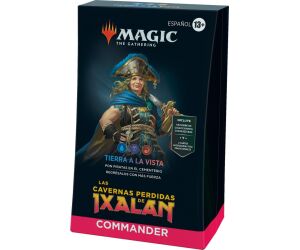 Juego de cartas magic the gathering las cavernas perdidas de ixalan mazos commander 4 barajas espaol