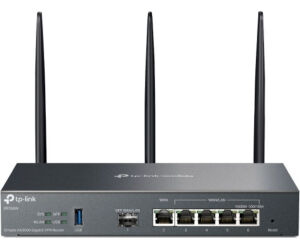 TP-Link Omada ER706W router inalámbrico Gigabit Ethernet Doble banda (2,4 GHz / 5 GHz) Negro