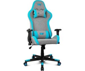 DRIFT DR90 PRO Silla para videojuegos de PC Asiento acolchado Azul, Gris