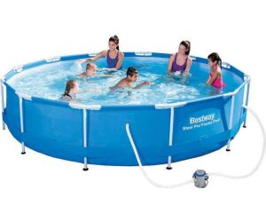 Bestway 56681 piscina desmontable tubular 366x76cm con depuradora