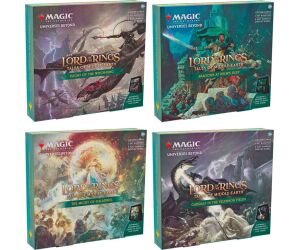 Caja de cartas magic the gathering lord of the rings tales of middle earth cajas de escena 4 unidades ingls