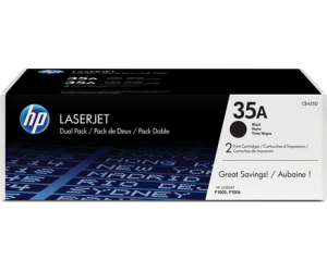 Toner hp cb435ad negro 35a pack 2 und laserjet p1005 - p1006 - p1007