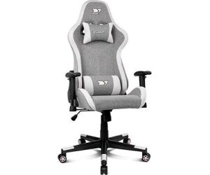 DRIFT DR90 PRO Silla para videojuegos de PC Asiento acolchado Gris, Blanco