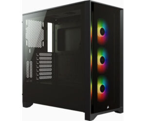 Caja Semitorre Atx Icue 4000x Rgb Tg Black Corsair