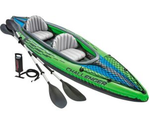 Intex 68306 -  kayak hinchable k2 2 personas con 2 remos y bomba