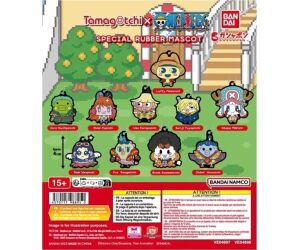 Set gashapon lote 40 articulos one piece x tamagotchi special rubber mascot