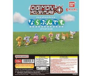 Surtido bandai gashapon digimon let's get in line 40 articulos