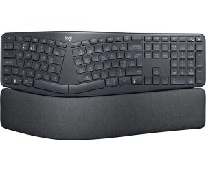 Teclado logitech ergo k860 split for business con logi bolt bluetooth wireles inalambrico grafito