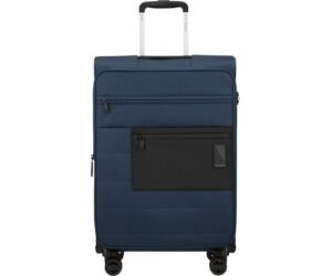 Maleta Mediana Samsonite Vaycay Spinner Expansible 66cm/ 66x43x30cm/ 4 Ruedas/ Azul Marino