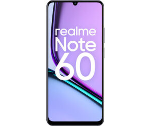 realme Note 60 17,1 cm (6.75") SIM doble Android 14 4G USB Tipo C 6 GB 128 GB 5000 mAh Negro, Color mármol