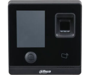 (dhi-asi1212f) Dahua Lector De Control De Acceso Integrado ContraseÑa+tarjeta+huella,  Pantalla Lcd 2.8" Y BotÓn De Llamada