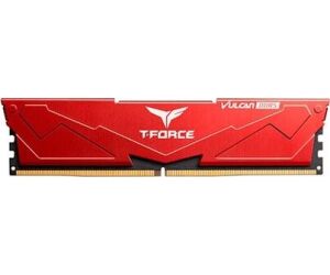 Memoria ram teamgroup t - force vulcan rojo ddr5 2x16gb 32gb cl40