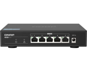 QNAP QSW-1105-5T switch No administrado Gigabit Ethernet (10/100/1000) Negro