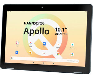 Tablet hannspree apollo 10.1pulgadaspulgadas hd ips 3gb 32gb android 10 negra con funda