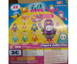 Set gashapon figuras bandai lote 50 articulos fall guys 14 variaciones crown edition