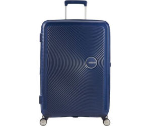 Maleta Mediana American Tourister SoundBox Spinner 67cm/ 67x46.5x29cm/ 4 Ruedas/ Azul Marino