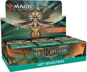 Juego de cartas wizards of the coast magic the gathering streets of new capenna caja de sobres de edicin (30) ingls