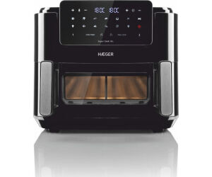 Freidora Inteligente Super Cook 10l 2 Cubetas Negro Haeger