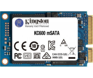 Kingston SKC600MS/1024G SSD 1024GB TLC 3D mSATA