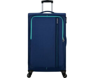 Maleta de Cabina American Tourister Sea Seeker Spinner 80cm/ 80x47.5x28.5cm/ 4 Ruedas/ Marino Combate