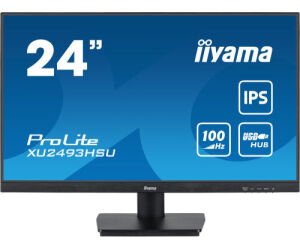 iiyama ProLite XU2493HSU-B6 pantalla para PC 61 cm (24") 1920 x 1080 Pixeles Full HD LED Negro