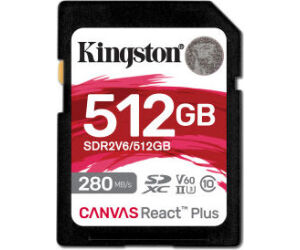 Kingston Technology Canvas React Plus 512 GB SDXC UHS-II Clase 10