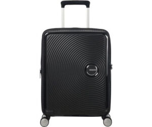 Maleta de Cabina American Tourister SoundBox Spinner 55cm/ 55x40x20cm/ 4 Ruedas/ Negra