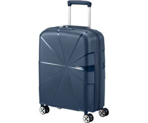 Maleta de Cabina American Tourister Starvibe Spinner 55cm/ 55x40x20cm/ 4 Ruedas/ Azul Marino